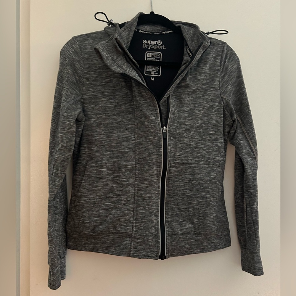 Superdry Hooded Jacket with Double Zippers